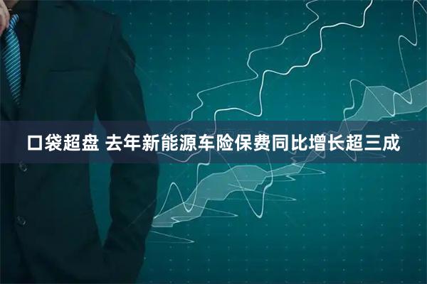 口袋超盘 去年新能源车险保费同比增长超三成